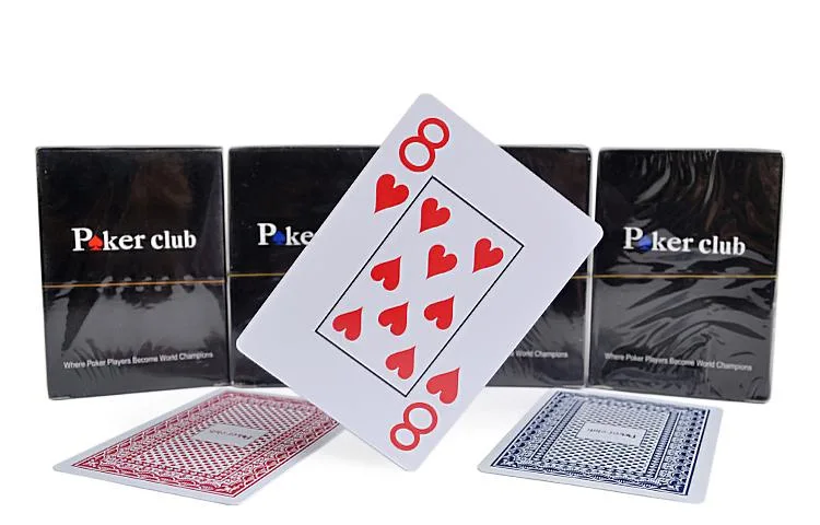 Custom Poker Club 100% New PVC/Plastic Poker Playing Cards