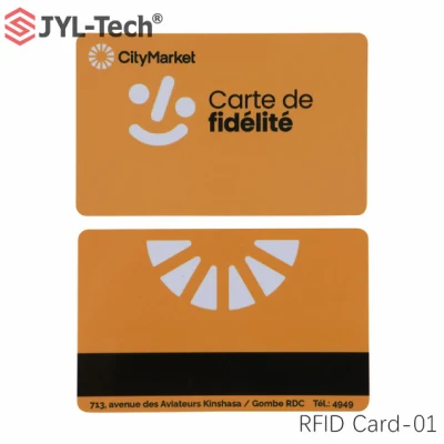 Carte RFID Lf/Hf/UHF, Carte de proximité, Carte sans contact, Carte de membre, Carte-clé, Carte de contrôle d'accès