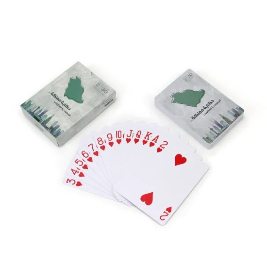 Prix ​​de gros carte de poker koweït impression personnalisée 100% plastique arabie saoudite Qatar cartes à jouer 100% carte à jouer en plastique